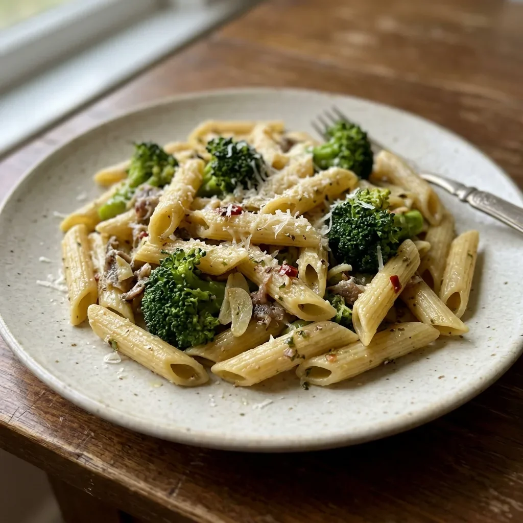 Anchovy Broccoli Penne