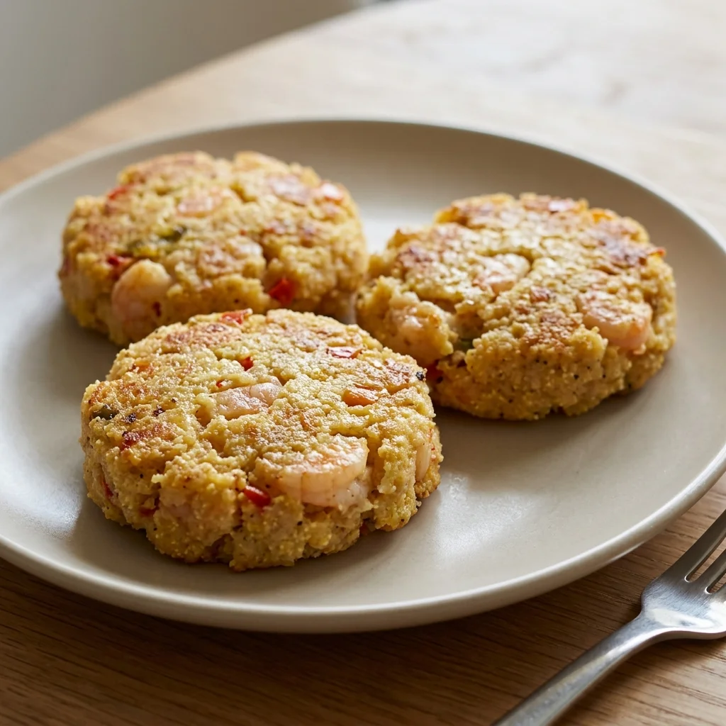 Cornmeal Shrimps Cakes