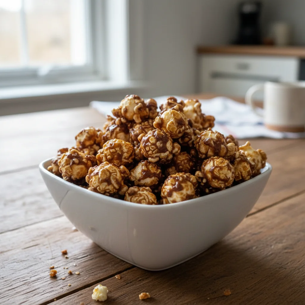 Cocoa Popcorn Clusters