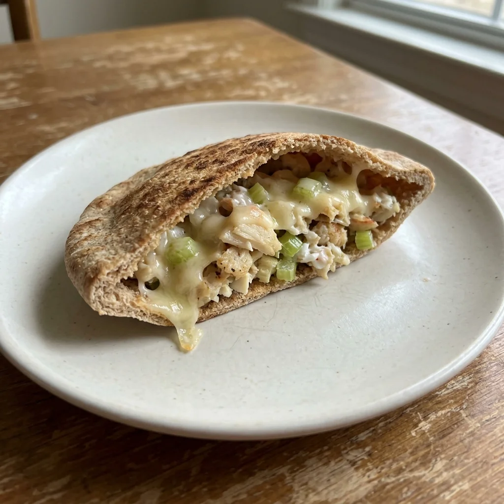 Crab Meat Pita Melt