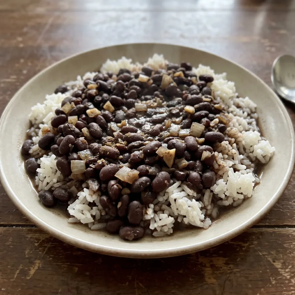 Cuban Black Beans and Rice
