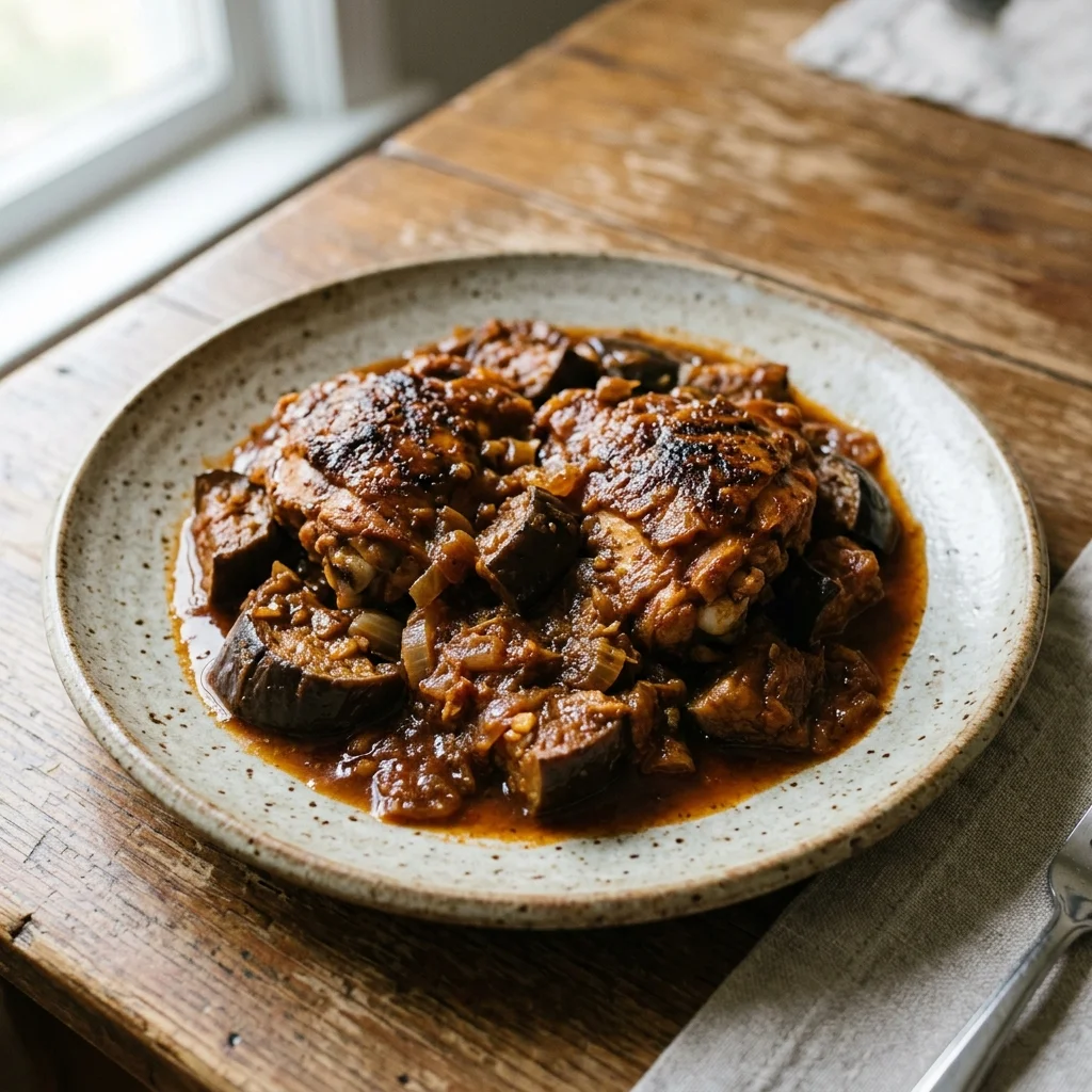 Chicken Eggplant Garam Masala