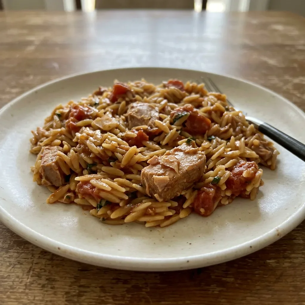 Fresh Tuna Tomato Orzo