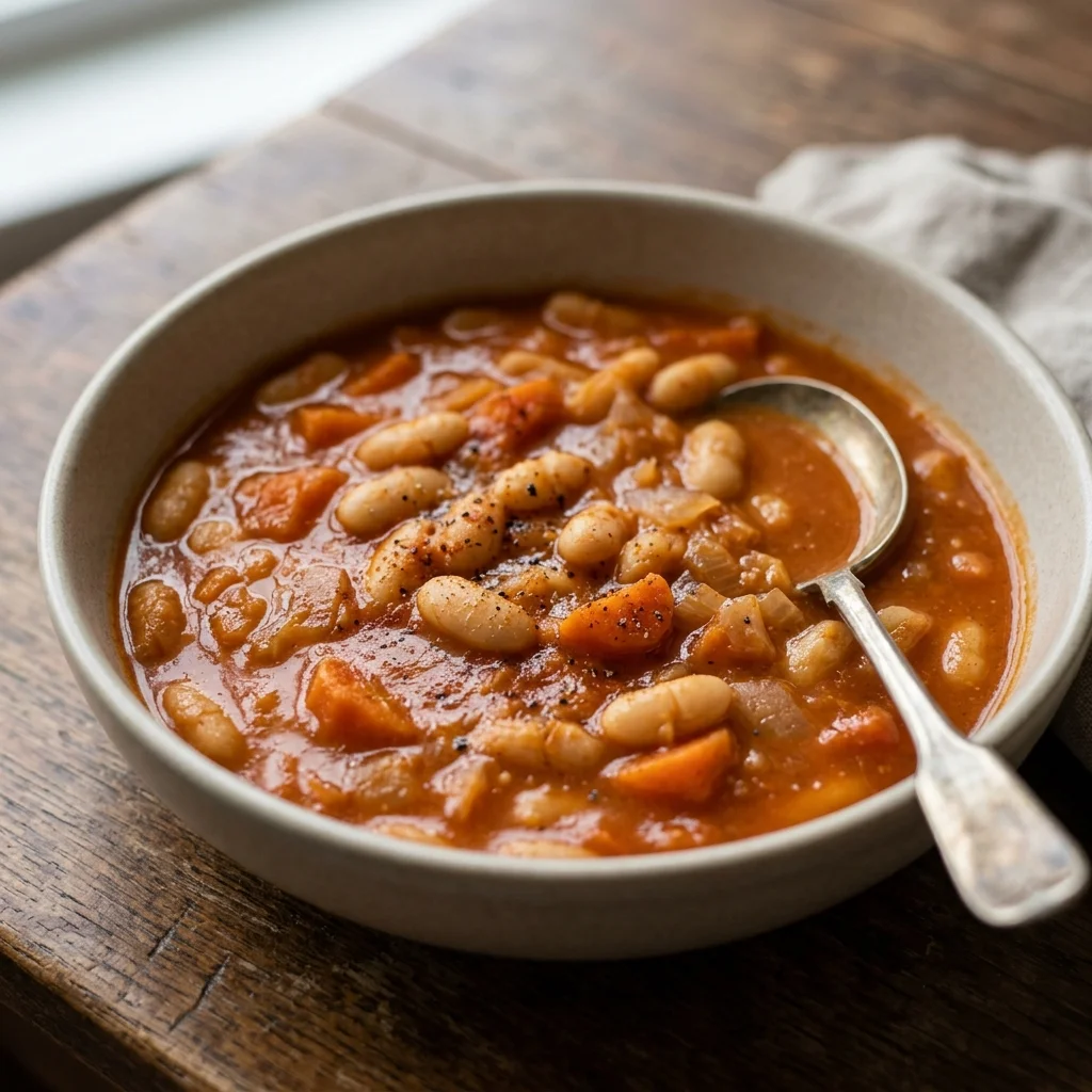 Cannellini Carrot Tomato Stew