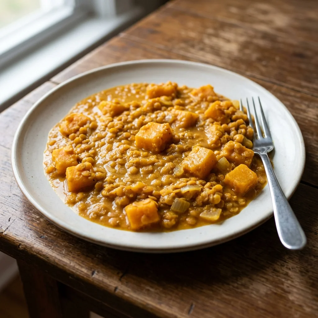 Red Lentil Butternut Curry
