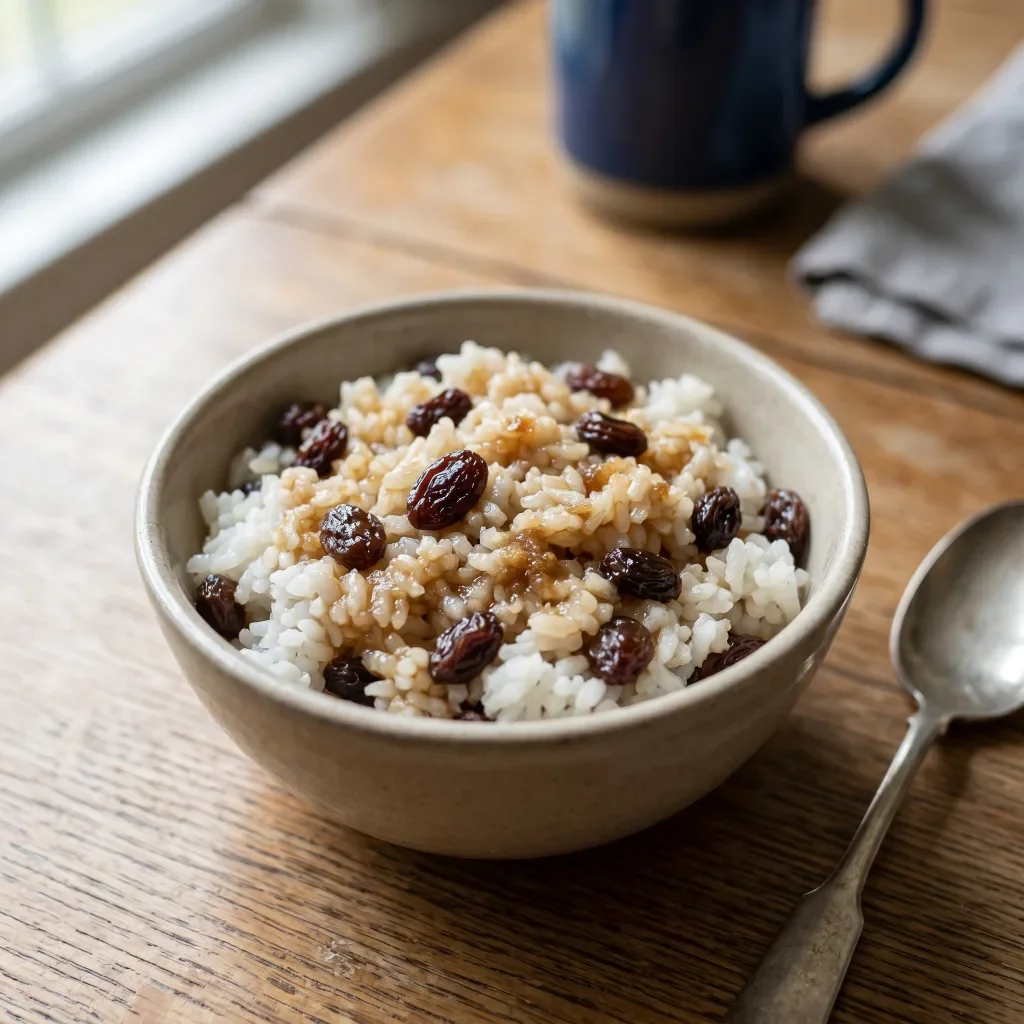 Raisin Brown Sugar Breakfast Bowl