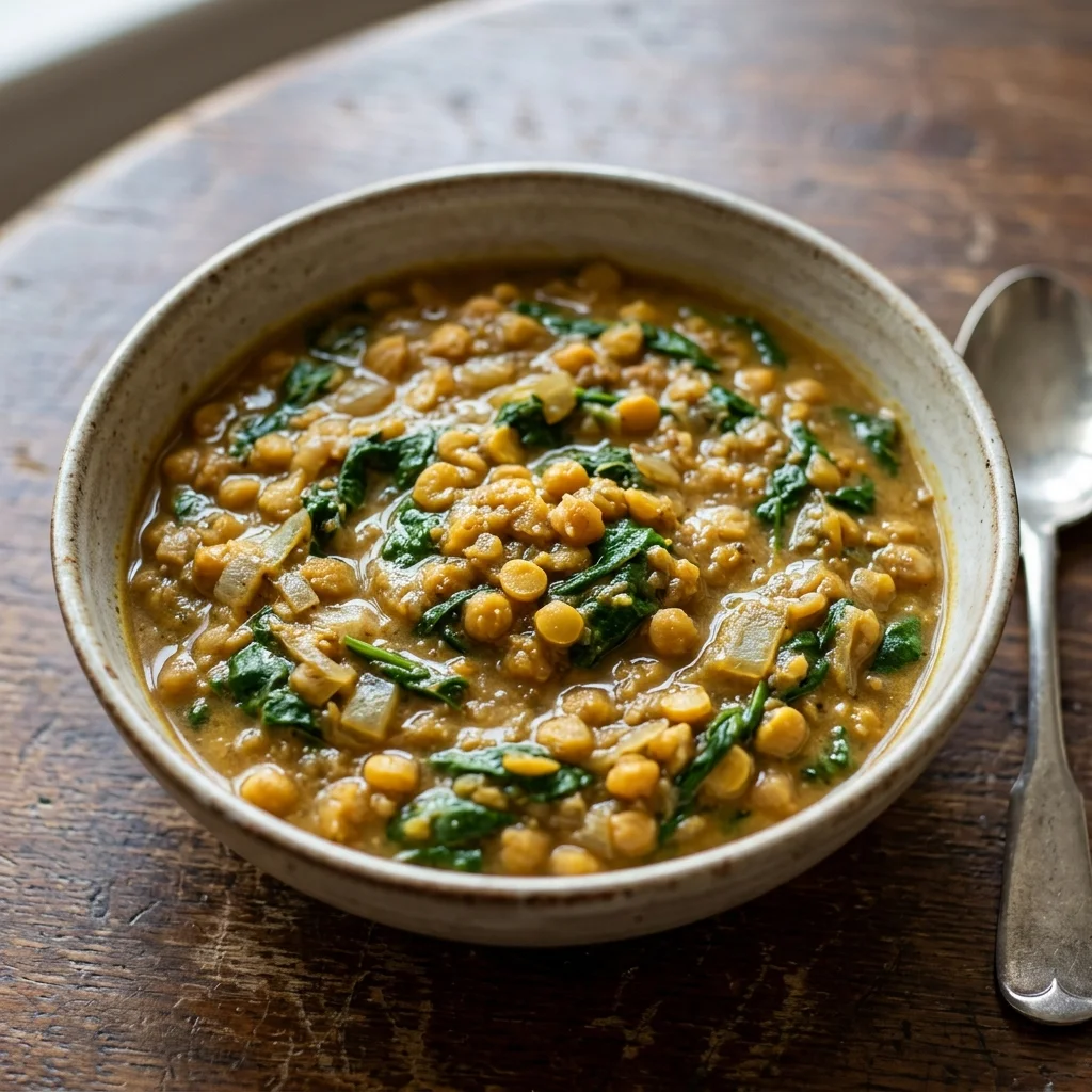 Chana Dal Spinach Curry