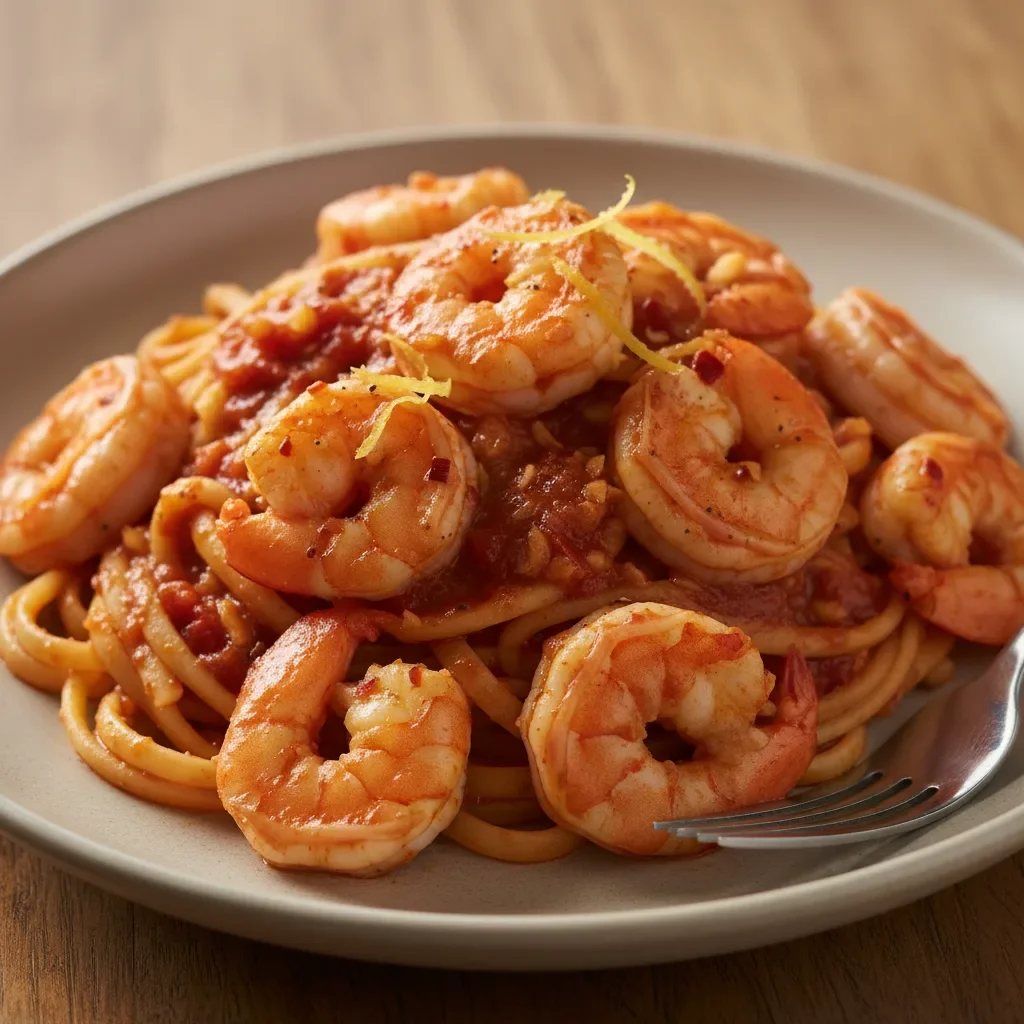 Shrimp Fra Diavolo with Pasta