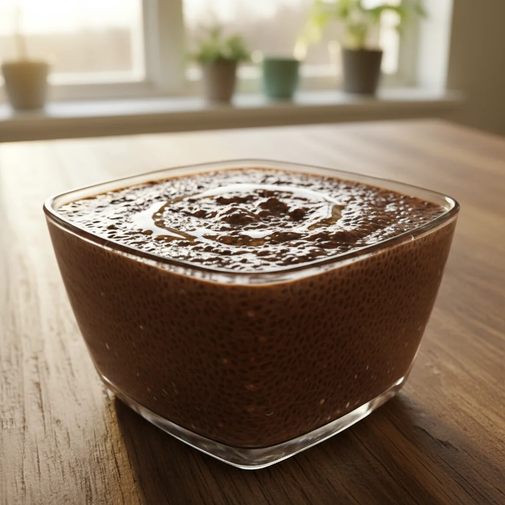 Maple Chia Cocoa Pudding