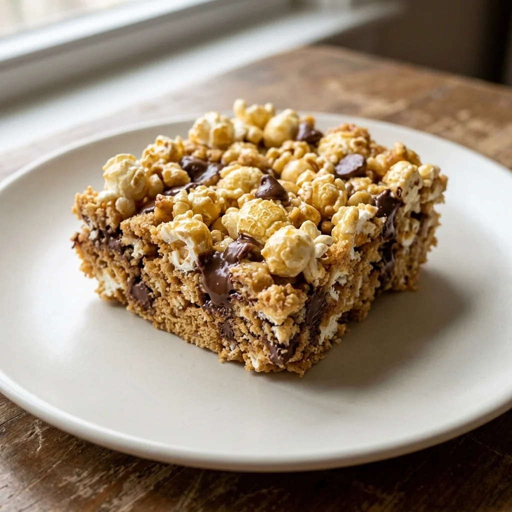 Popcorn Graham Cracker Bars