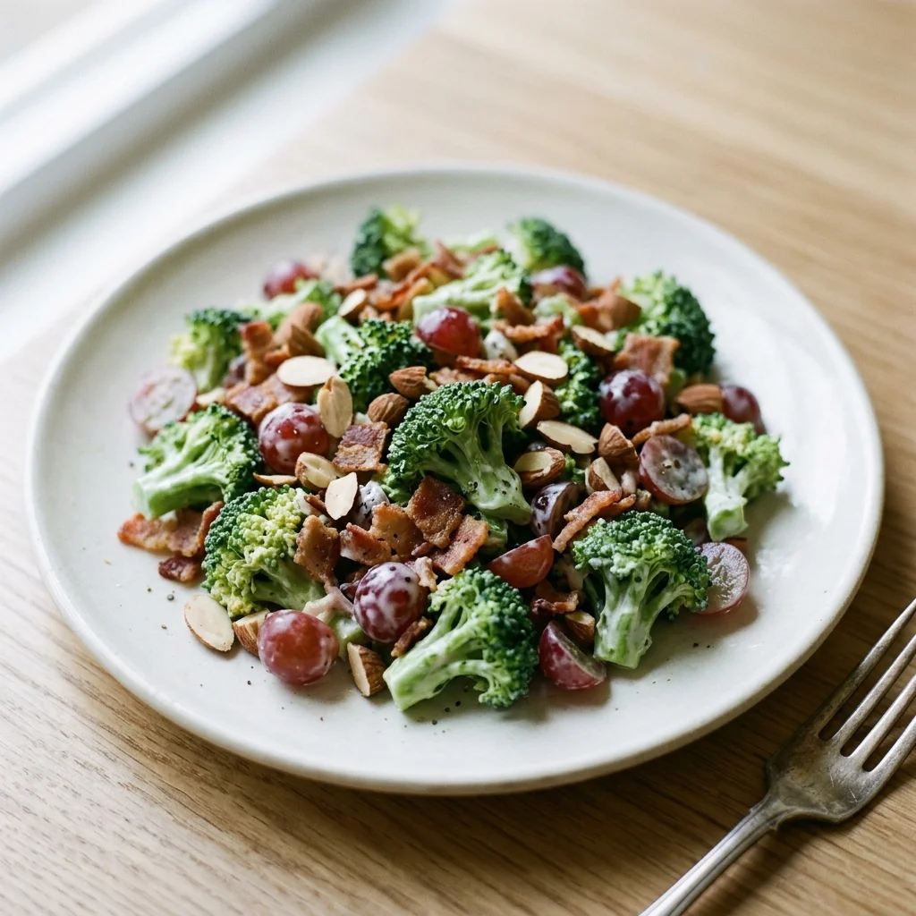 Broccoli Grape Bacon Salad