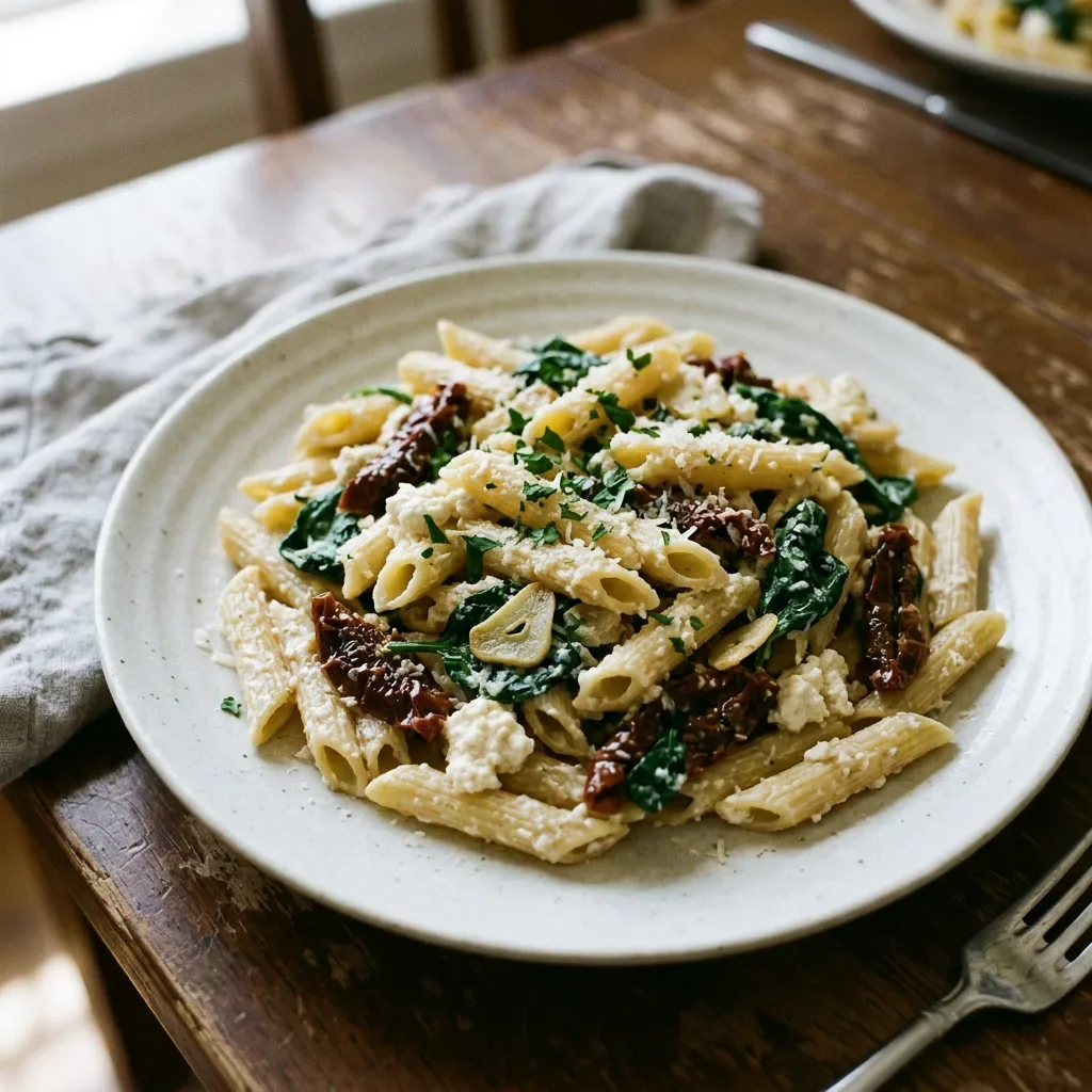 Dried Tomato Ricotta Penne