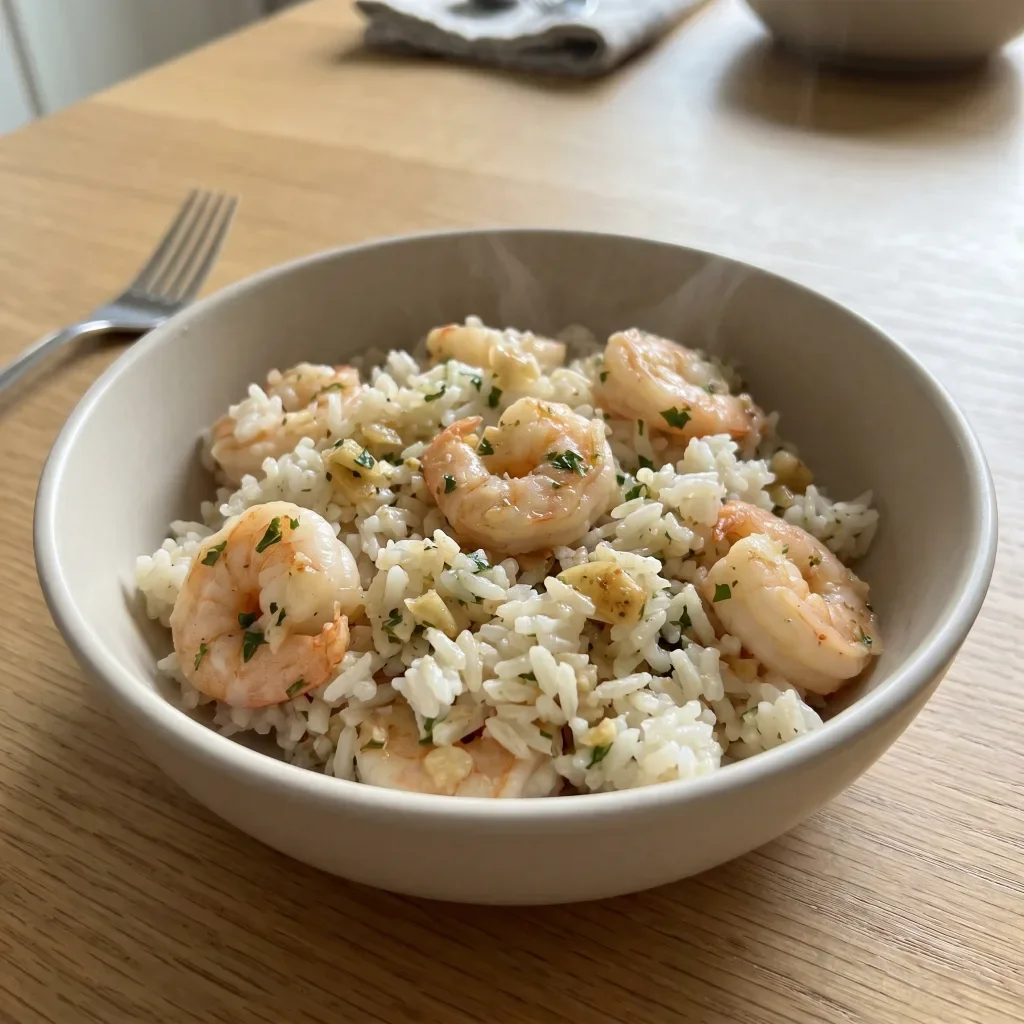 Garlic Shrimp Rice