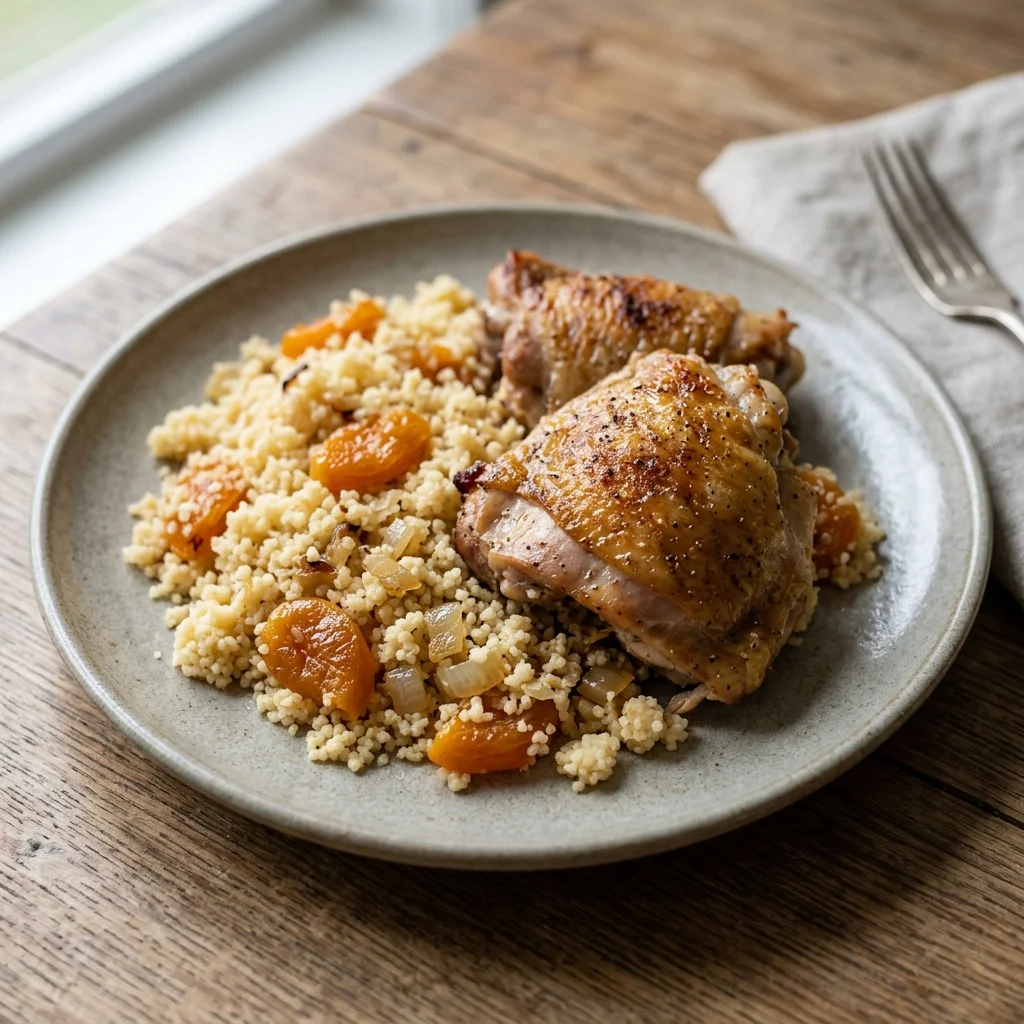 Turkey Thigh Apricot Couscous