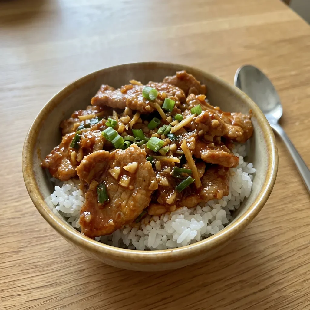 Gochujang Pork Rice Bowl