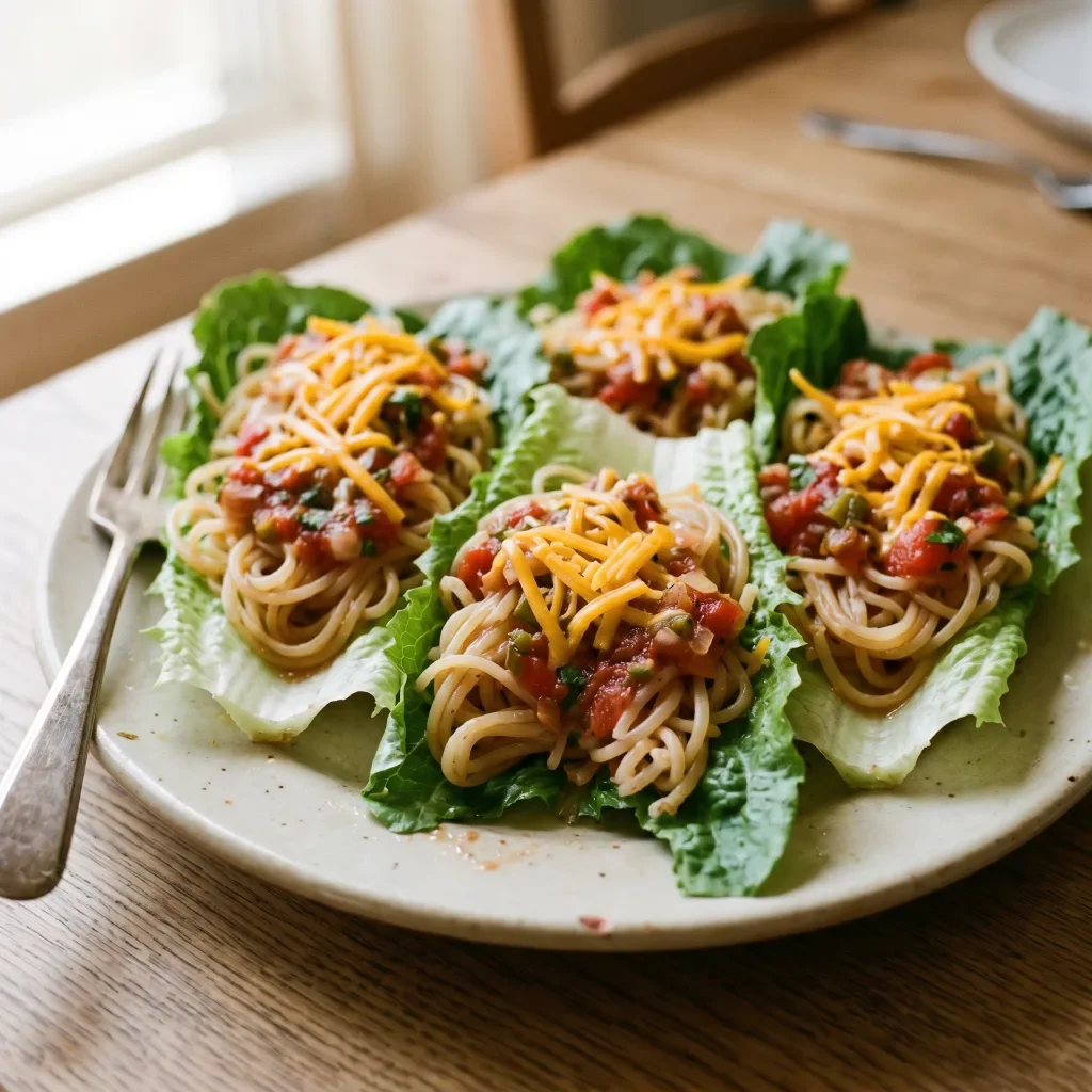 Rice Noodle Salsa Cups