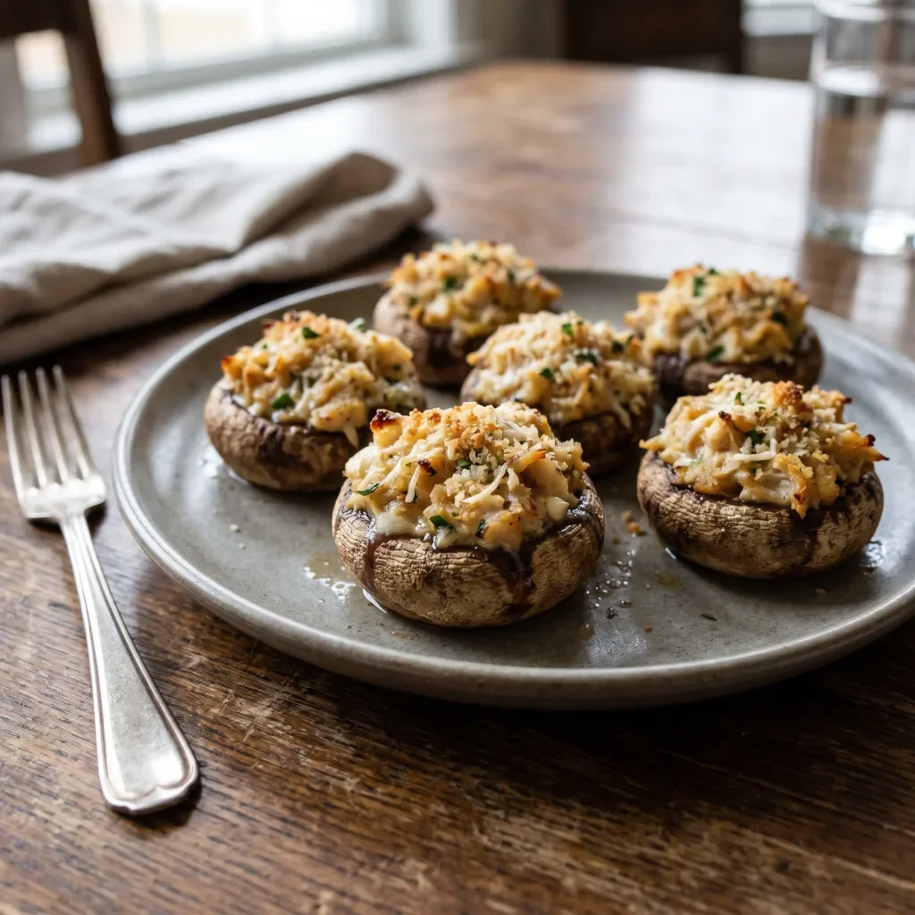 Crab Stuffed Mushrooms