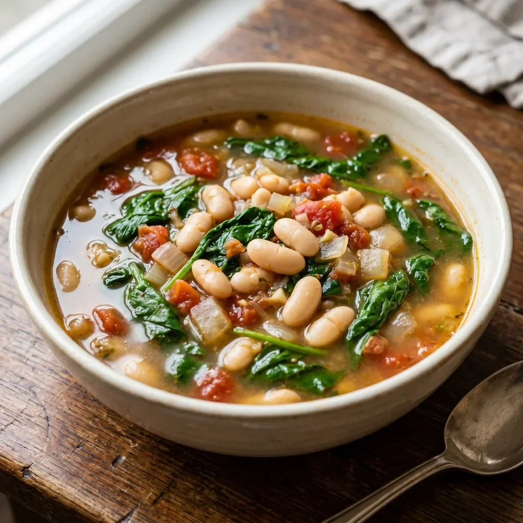 Italian Spinach Bean Soup