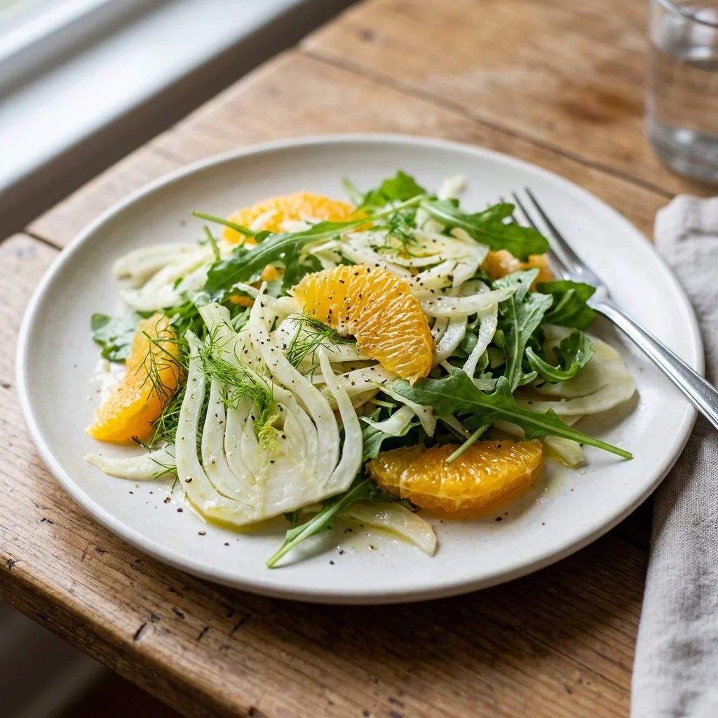 Shaved Fennel Orange Salad