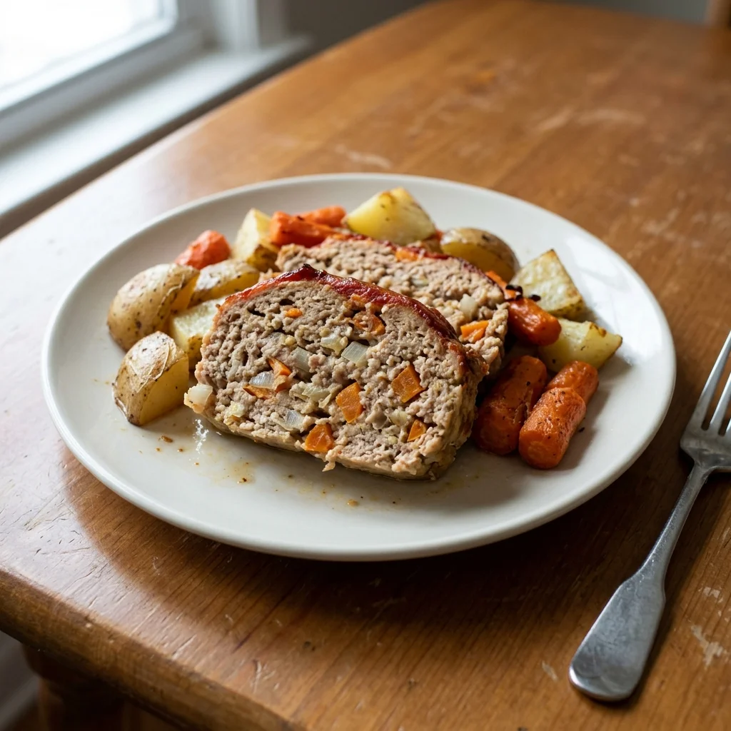 Turkey Meatloaf Potato Tray Dinner