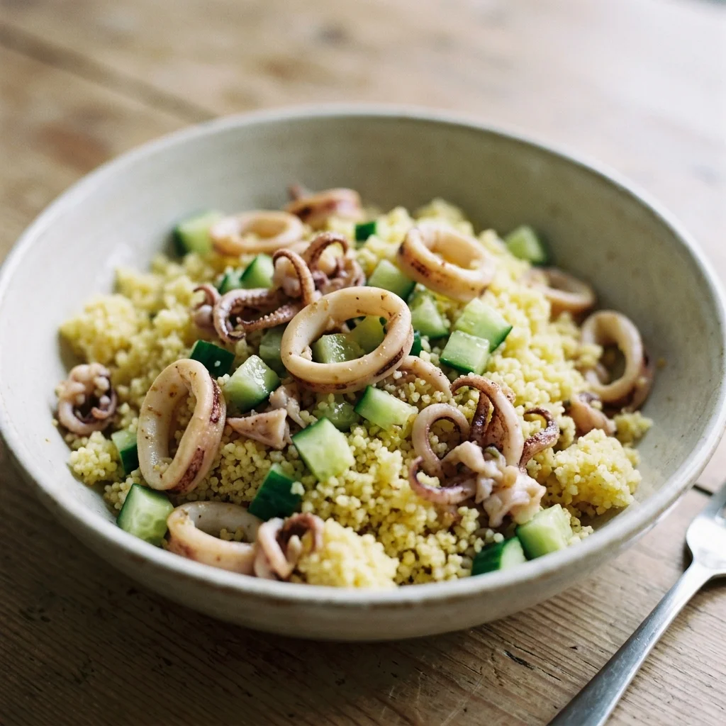 Calamari Lemon Couscous Bowl