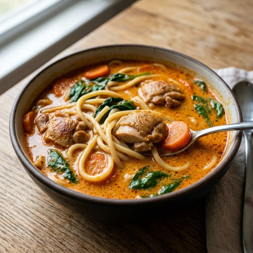 Laksa-Style Chicken Noodle Soup