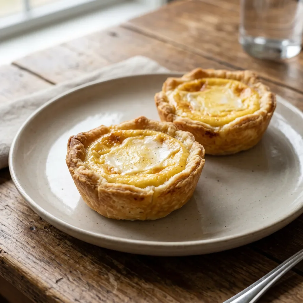 Sour Cream Pastry Custard Tartlets