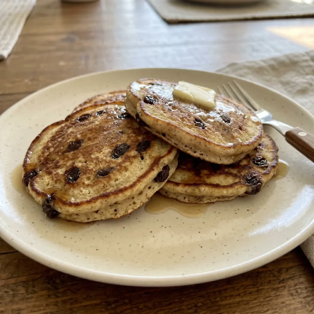 Raisin Almond Flour Pancakes