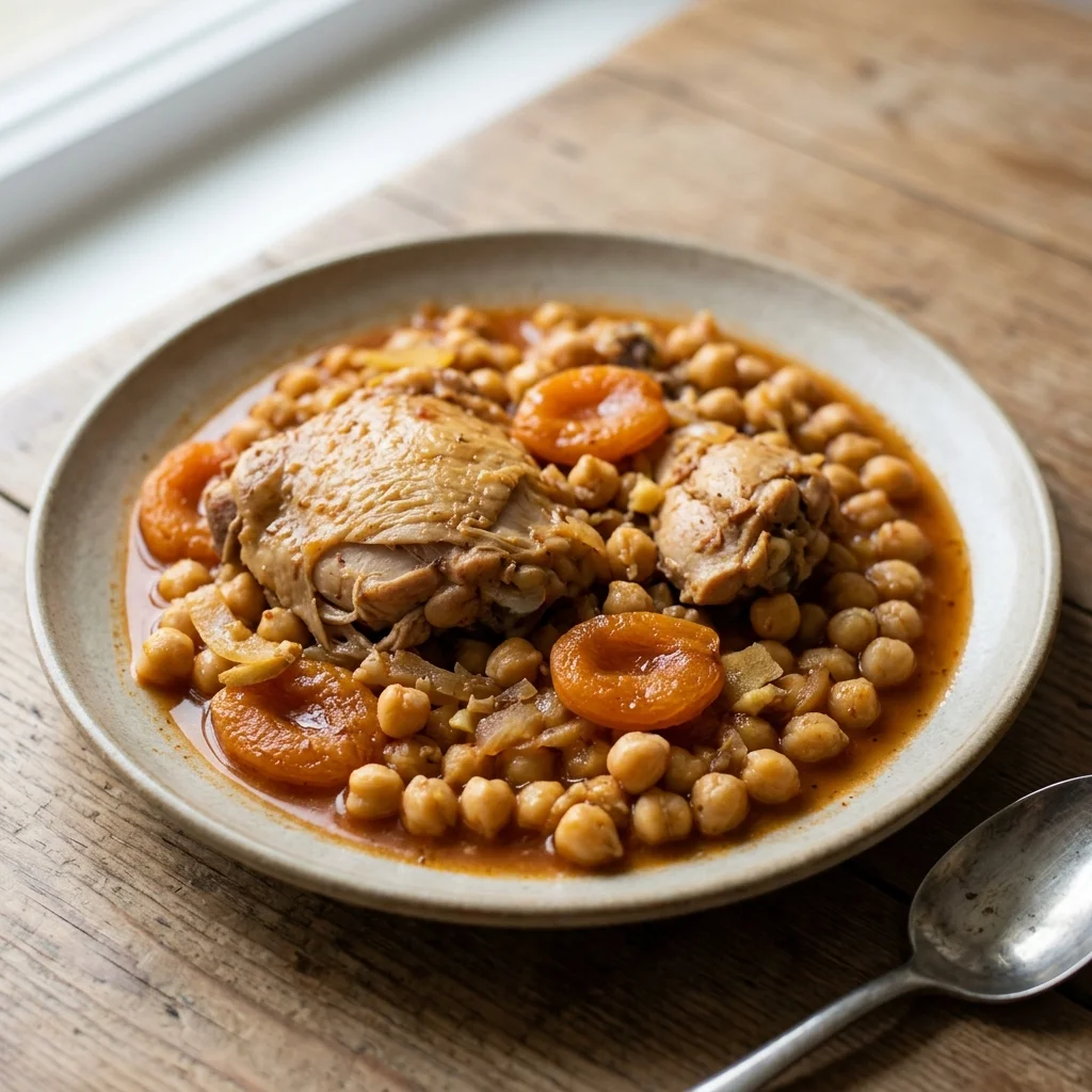 Moroccan Chicken Apricot Stew