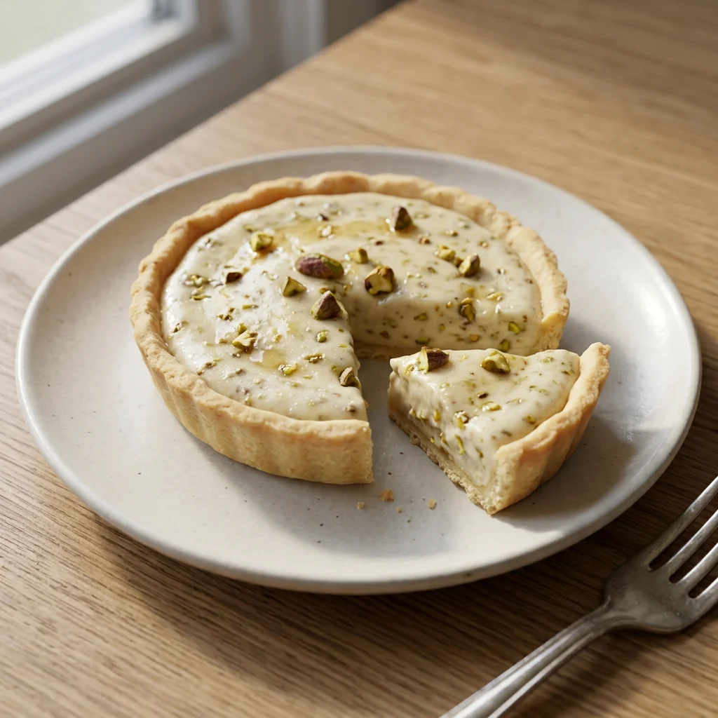Pistachio Honey Cream Tart