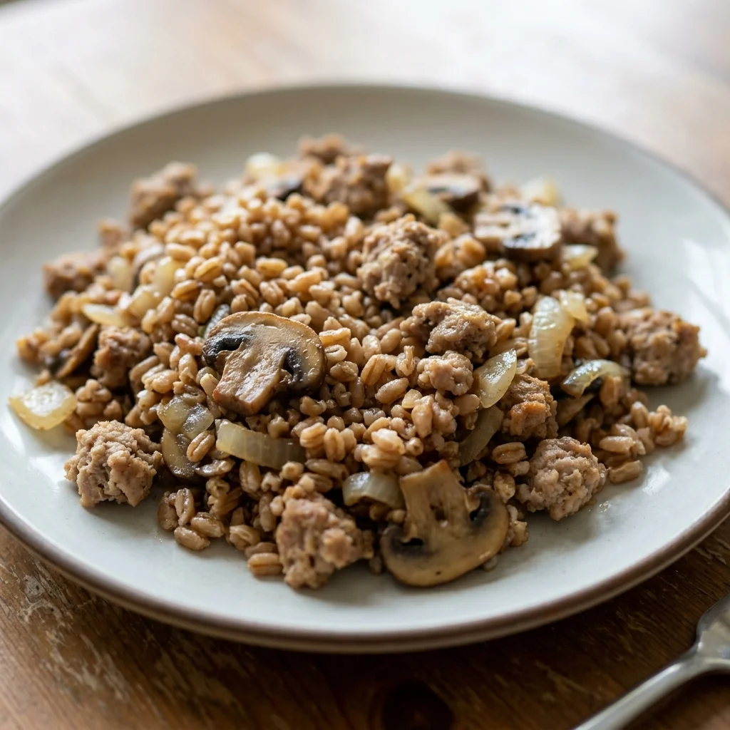 Farro Turkey Sausage Skillet