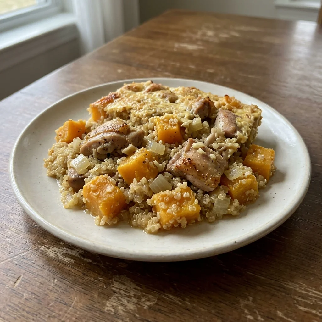Chicken Butternut Quinoa Bake