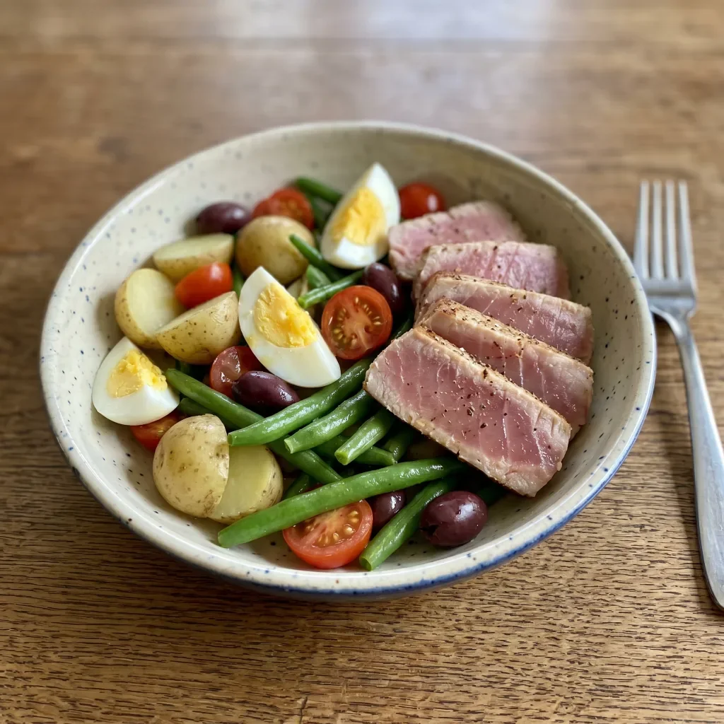 Seared Fresh Tuna Summer Nicoise Bowl