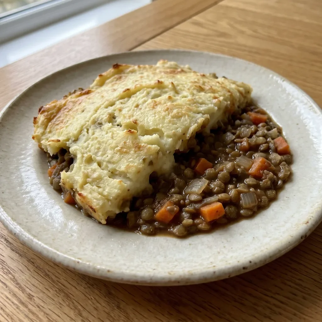 Lentil Shepherdess Pie with Potato Topping