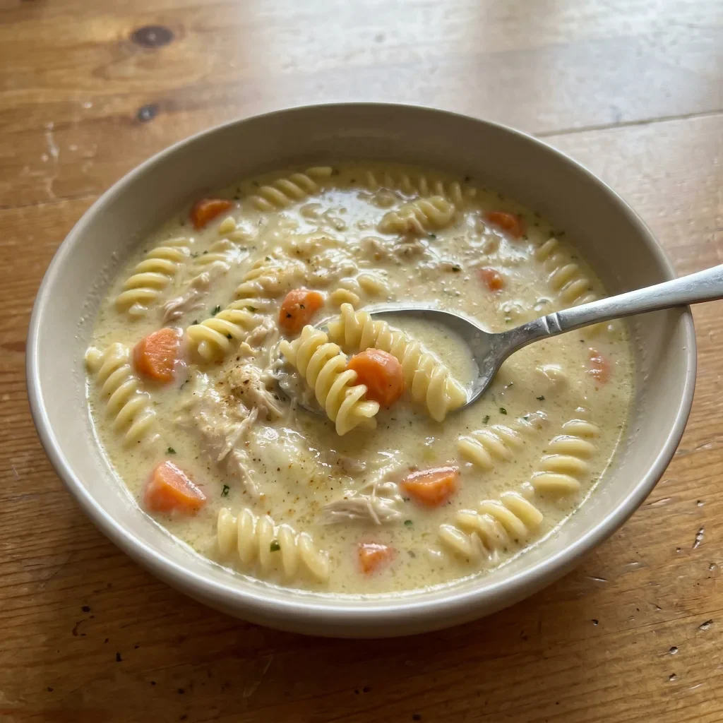 Chicken Broth Cream Cheese Pasta Soup