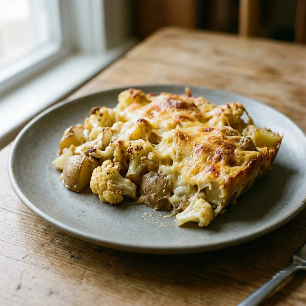 Gouda Cauliflower Potato Bake