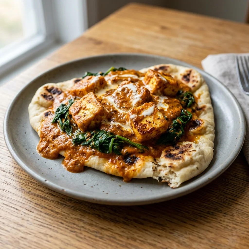 Tikka Masala Paneer Naan