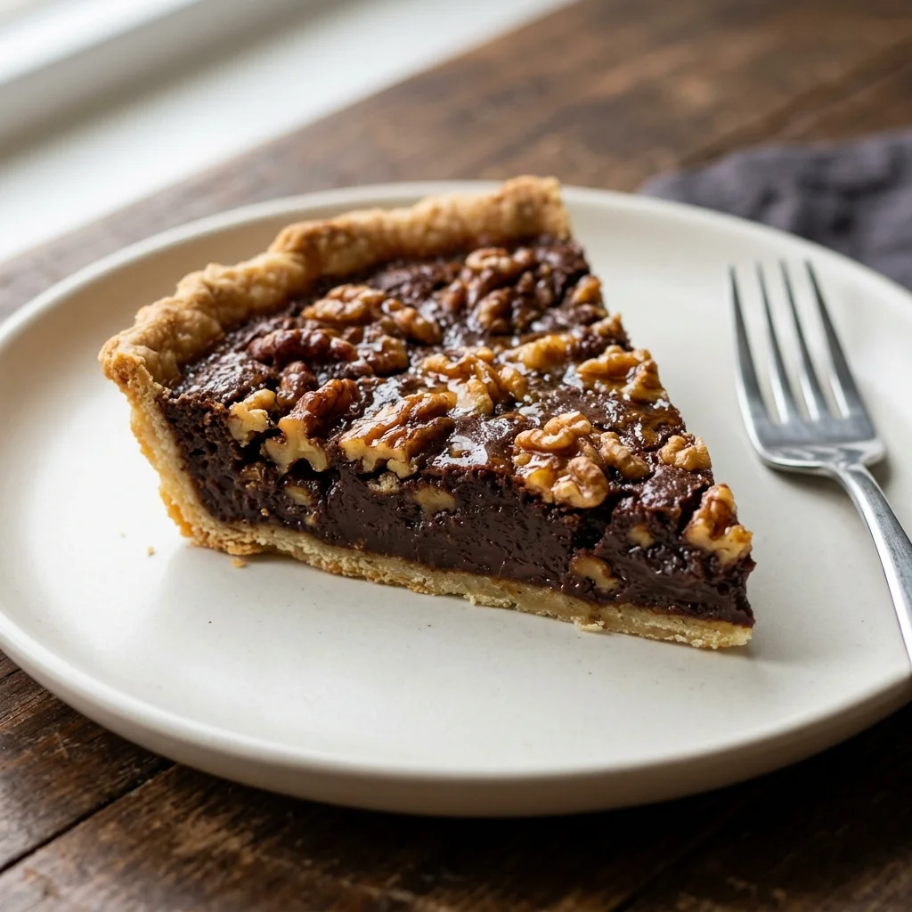 Walnut Chocolate Honey Tart