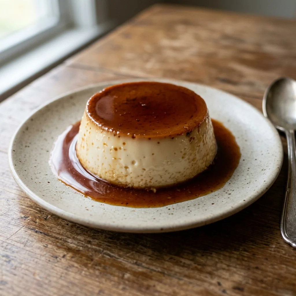 Coconut Milk Caramel Custard