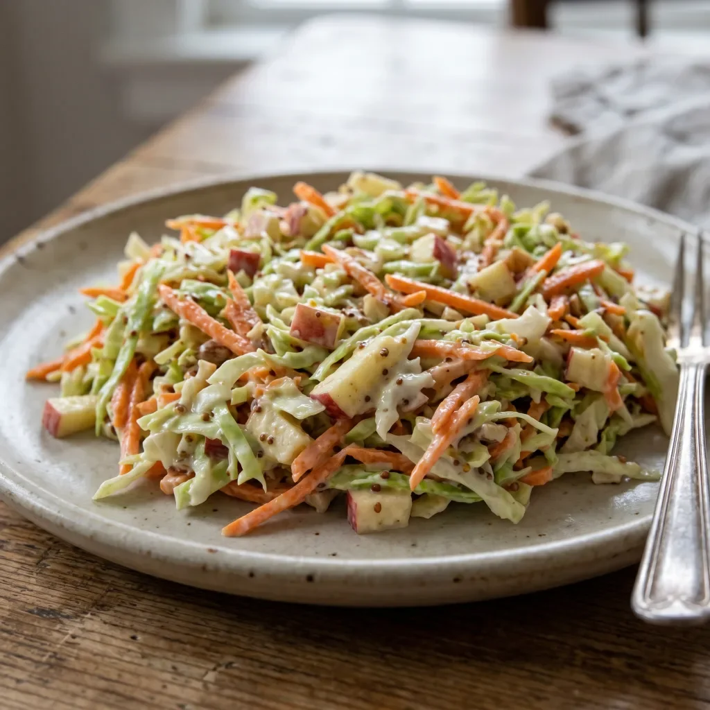 Cabbage Carrot Apple Slaw