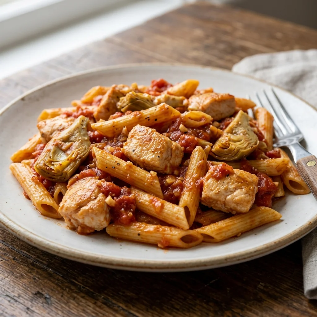 Chicken Tomato Artichoke Penne