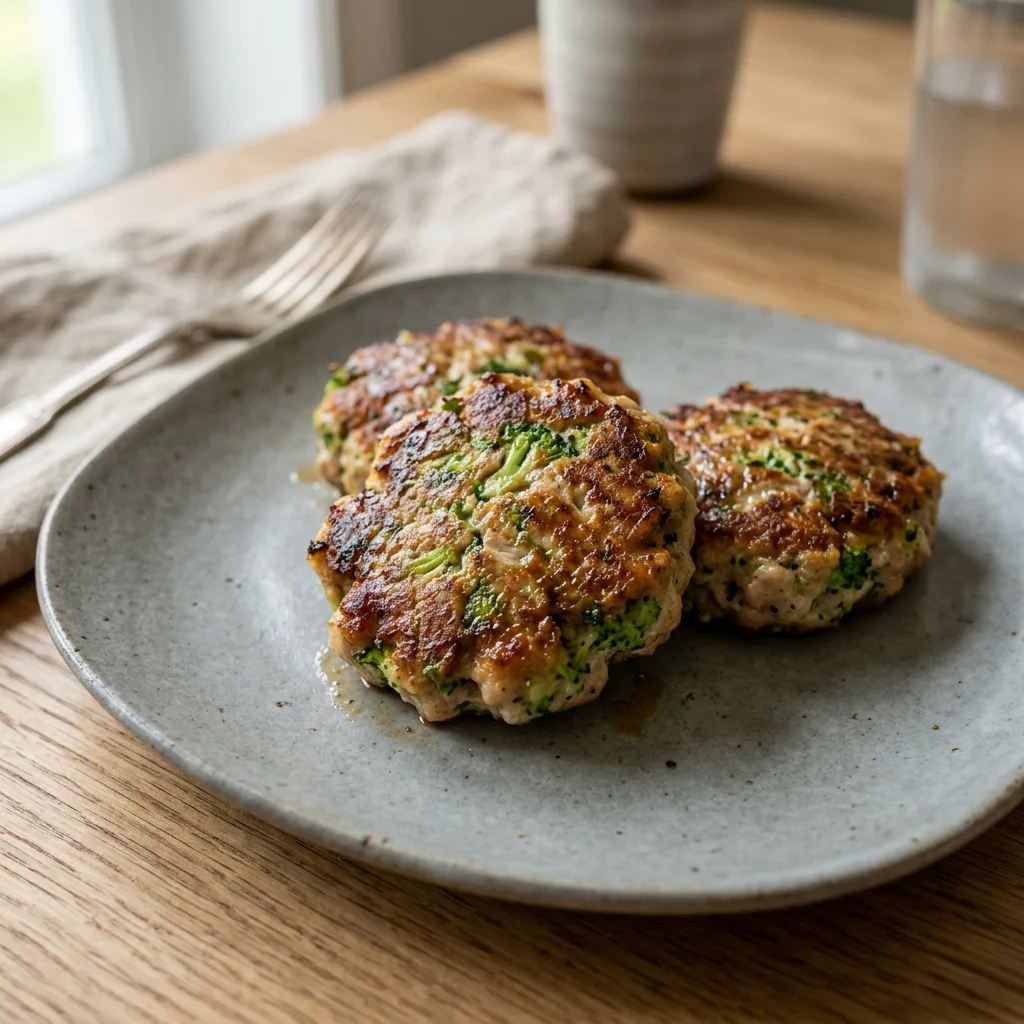 Teriyaki Turkey Broccoli Patties