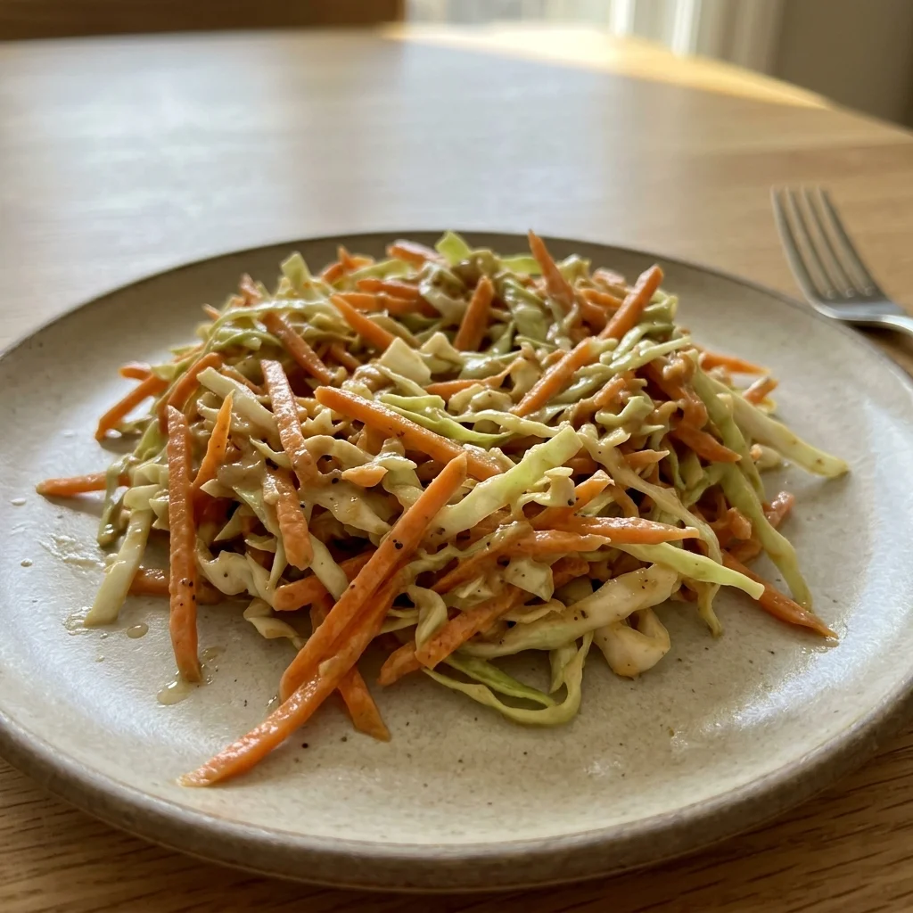 Spicy Peanut Carrot Slaw