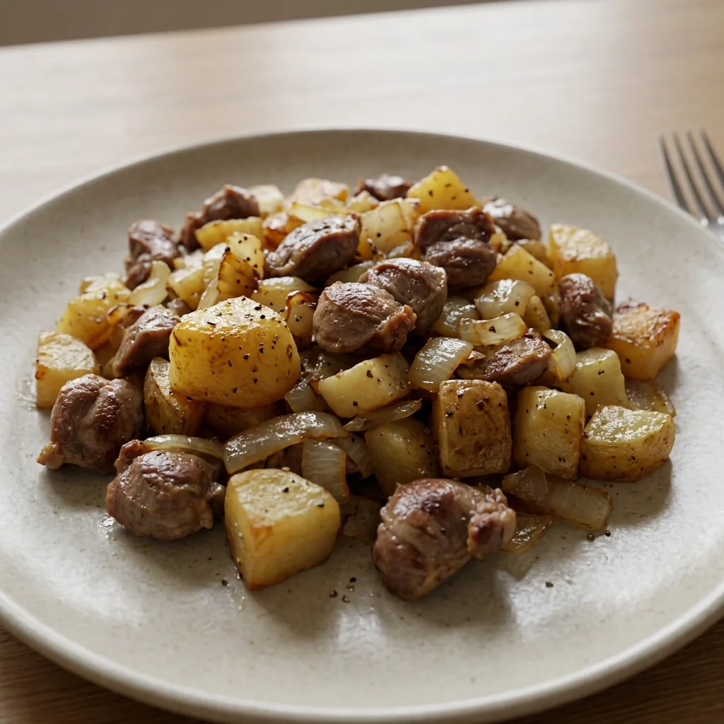 Duck Gizzard Potato Skillet