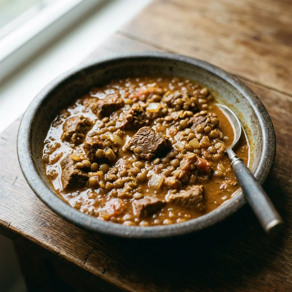 Beef Lentil Coconut Curry