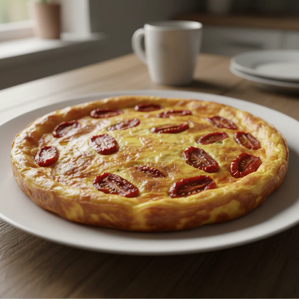 Dried Tomato Egg Frittata