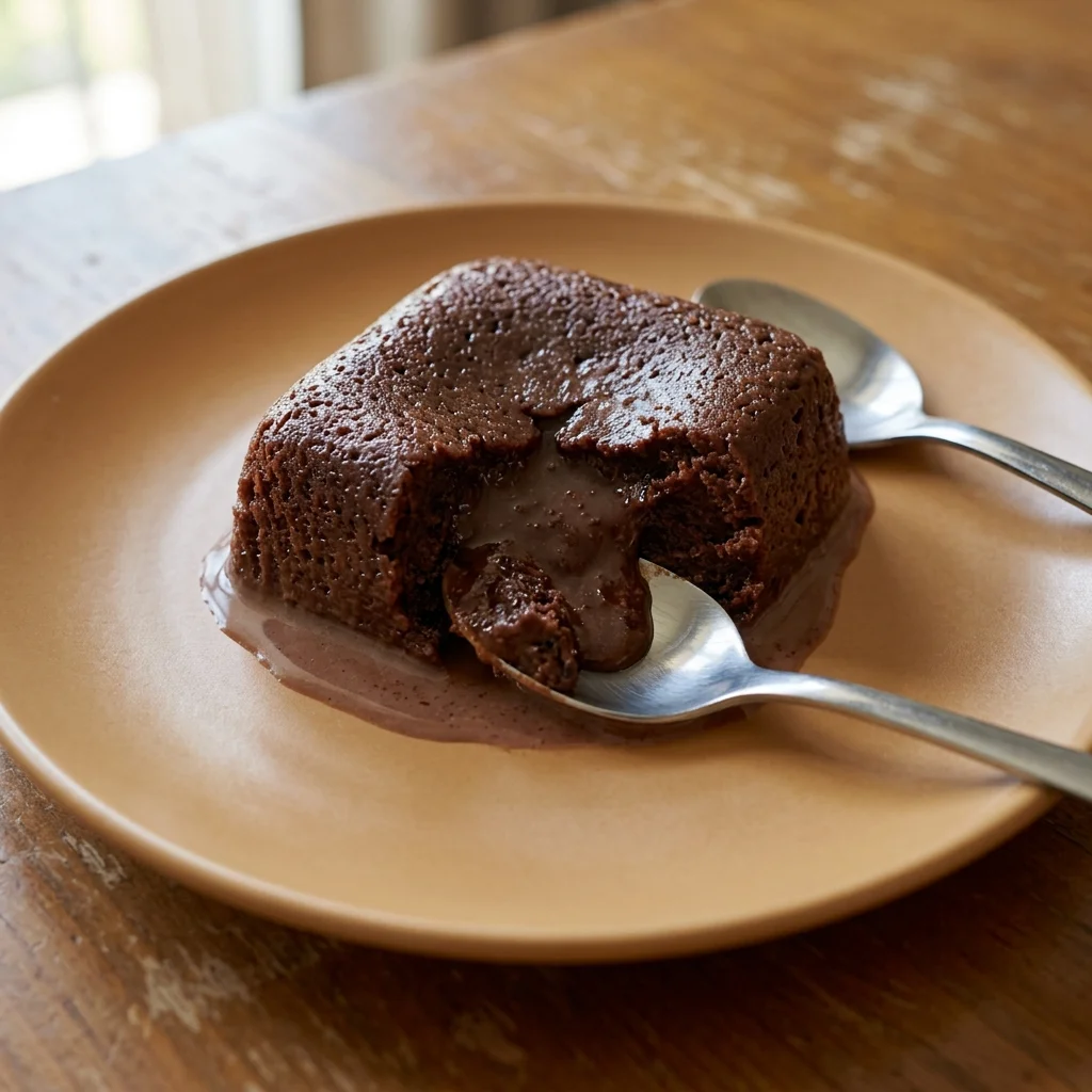 Steamed Chocolate Milk Pudding