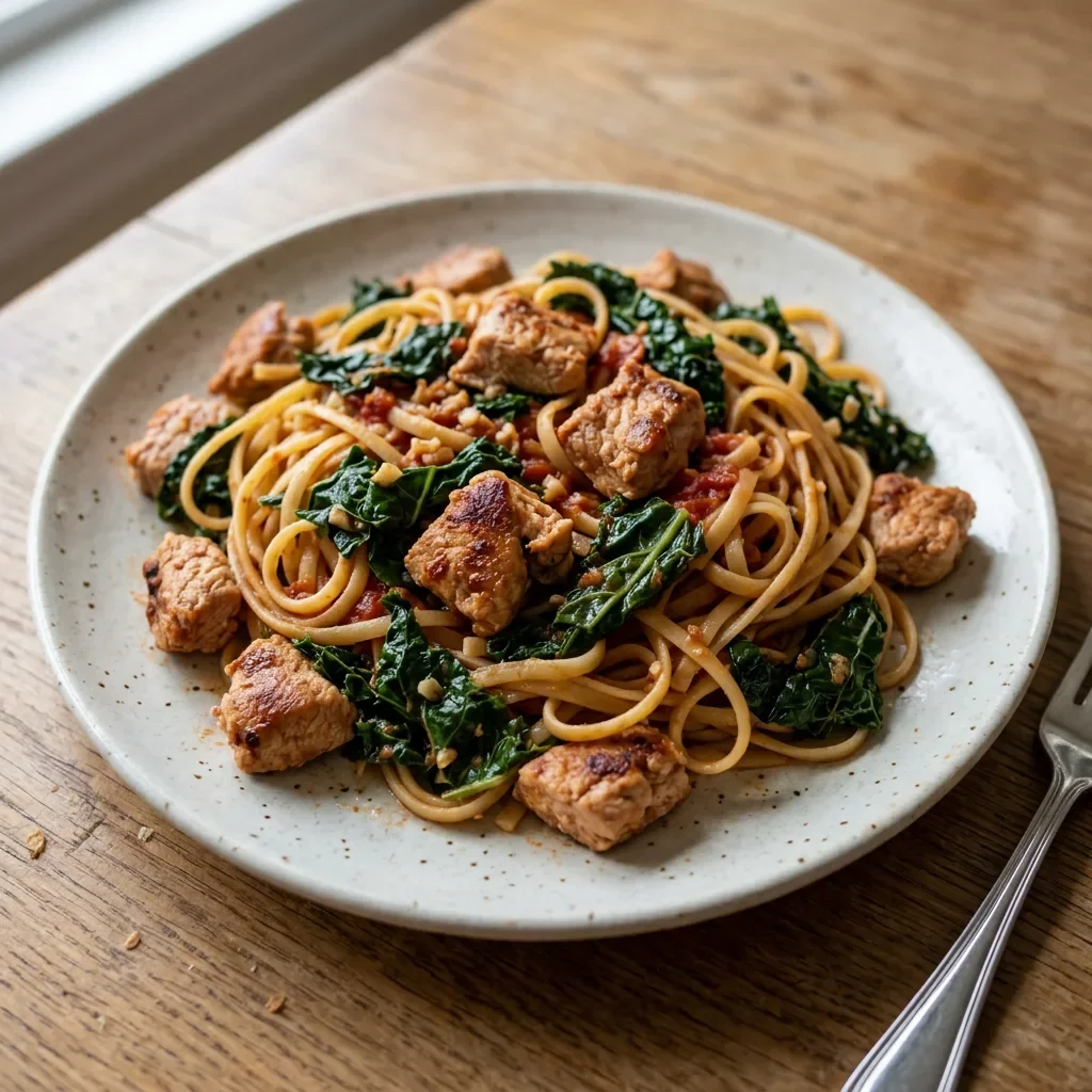 Turkey Kale Pasta