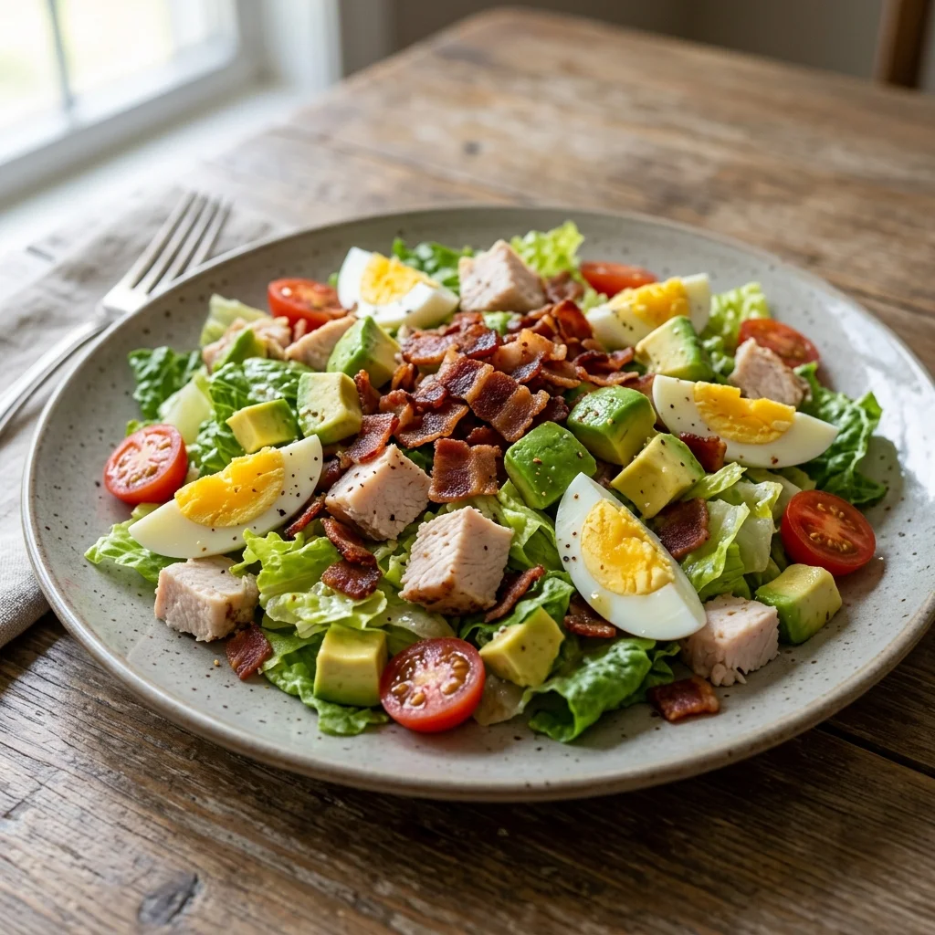 Turkey Bacon Avocado Cobb Salad