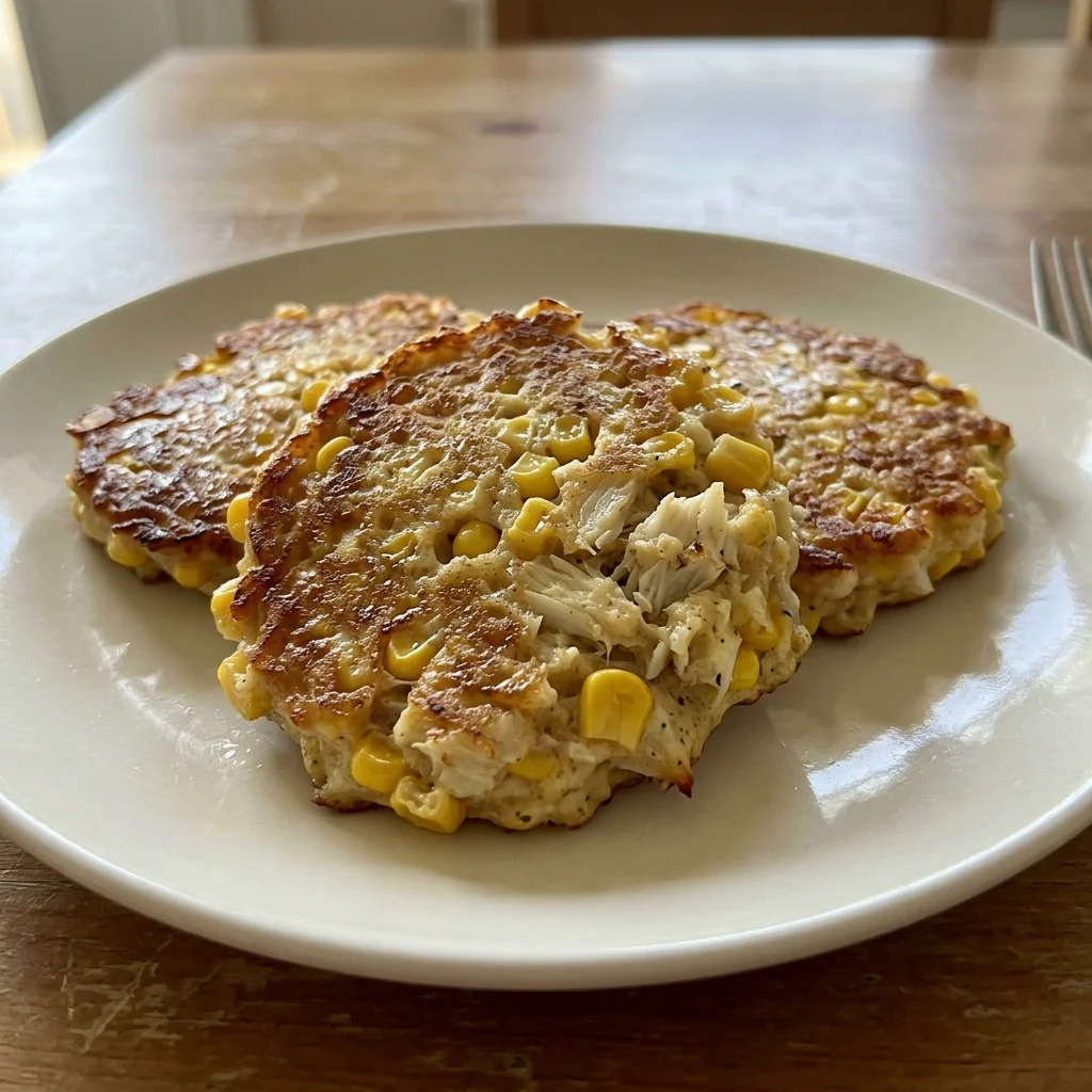 Crab Meat Corn Fritters